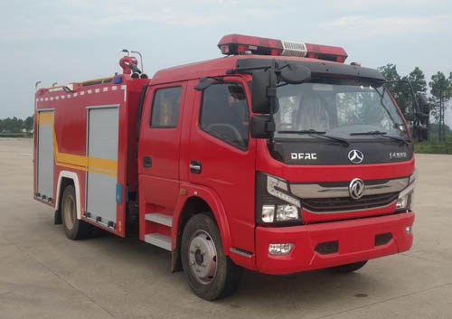 晶马牌JMV5100GXFSG35型水罐消防车